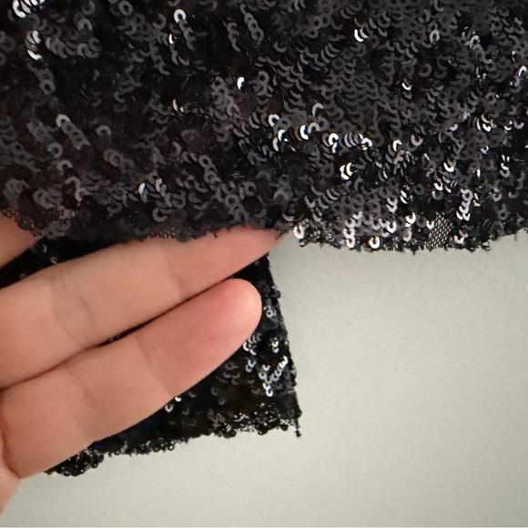 Zara sequin pants leggings flare - Picture 6 of 8